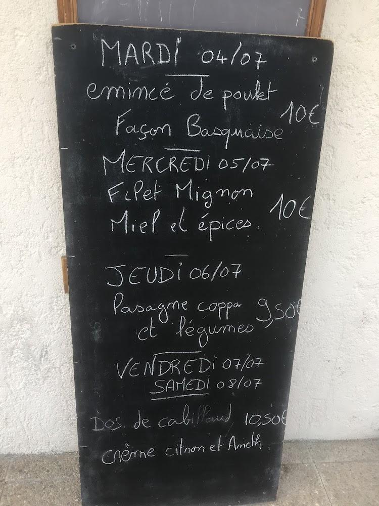 Bistrot Le Carpe Diem - Menu Image 1